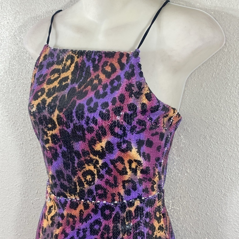 Superdown Elena Multicolor Sequin Bodycon Mini Dress Small S D26 - Picture 8 of 12